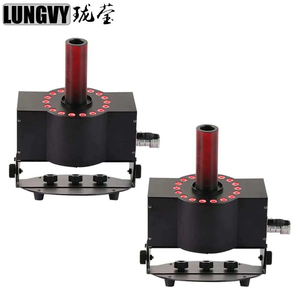 

Free Shipping 2pcs/lot Stage Special Effect 18*3w Led CO2 Jet Machine Led Smoke Fog Machine For Stage DJ Disco PARTY Live Shows