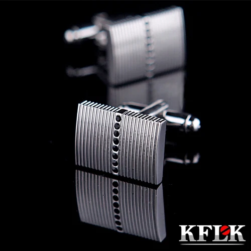 

KFLK Luxury Brand cuff button fashion gemelos Crystal cuff link High Quality abotoaduras shirt cufflinks for mens Jewelry