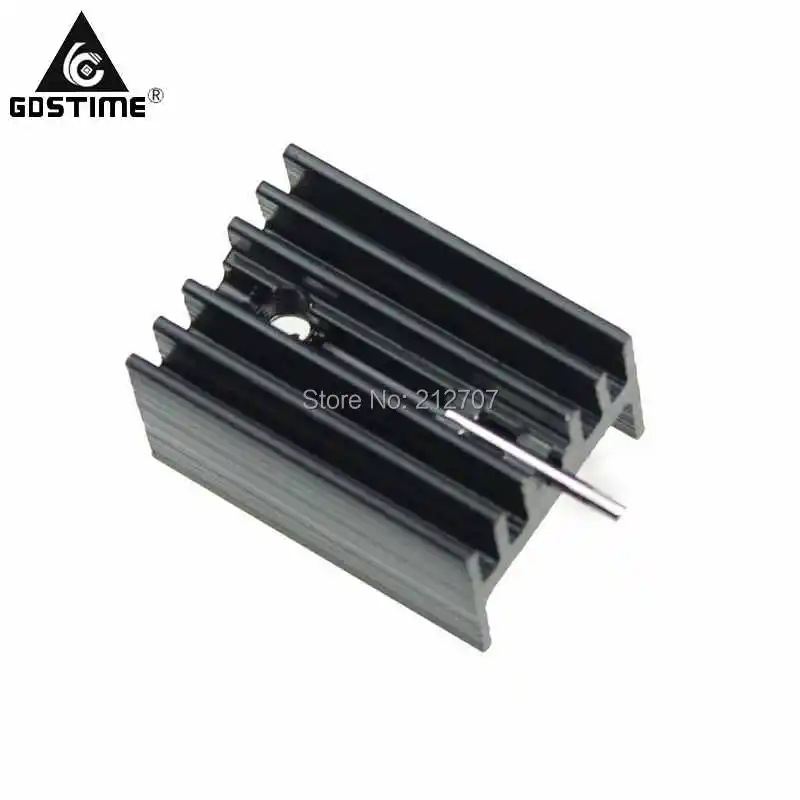 10 Pieces/lot Gdstime 20x15x10mm Cooler Cooling TO220 TO-220 Aluminum Heatsink