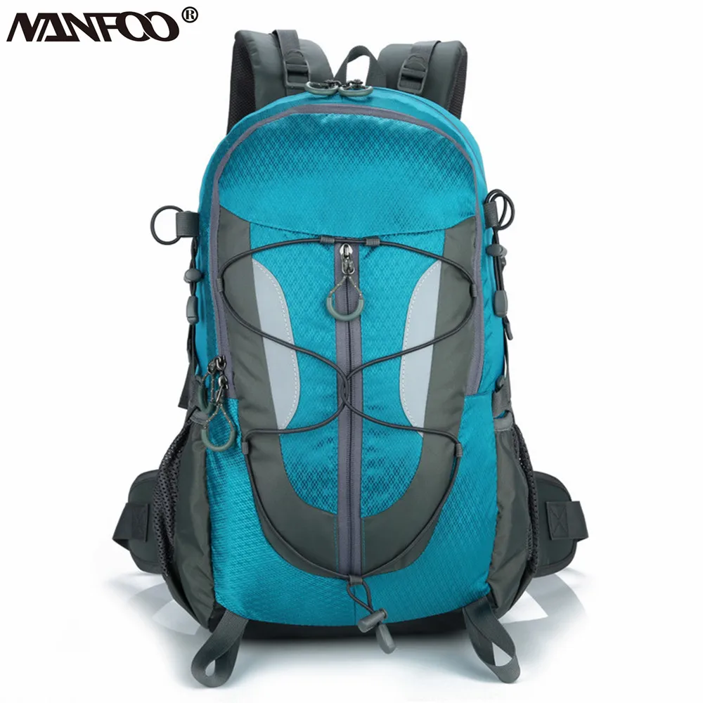 30L Daily Travel Rucksack Lightweight Climbing Backpack Outdoor Sports Backpack Nylon Waterproof Cycling Camping Trekking Bag