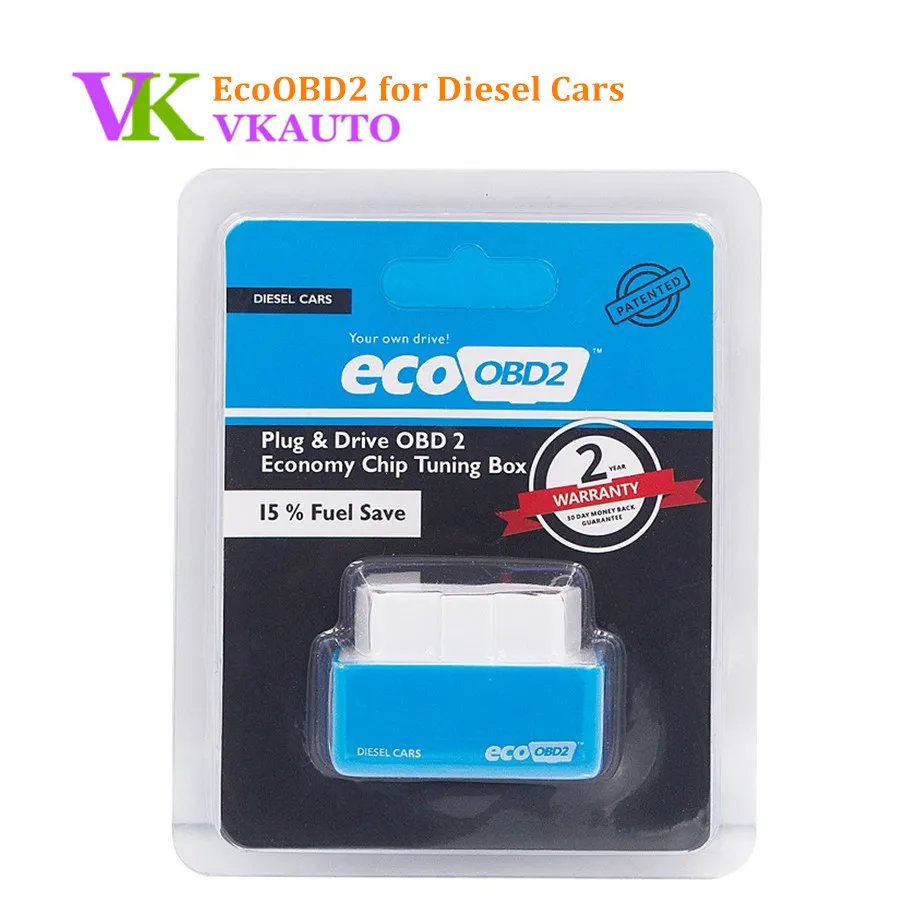 

New EcoOBD2 Diesel Cars Economy Chip Tuning Box Plug and Drive 15% Fuel Save