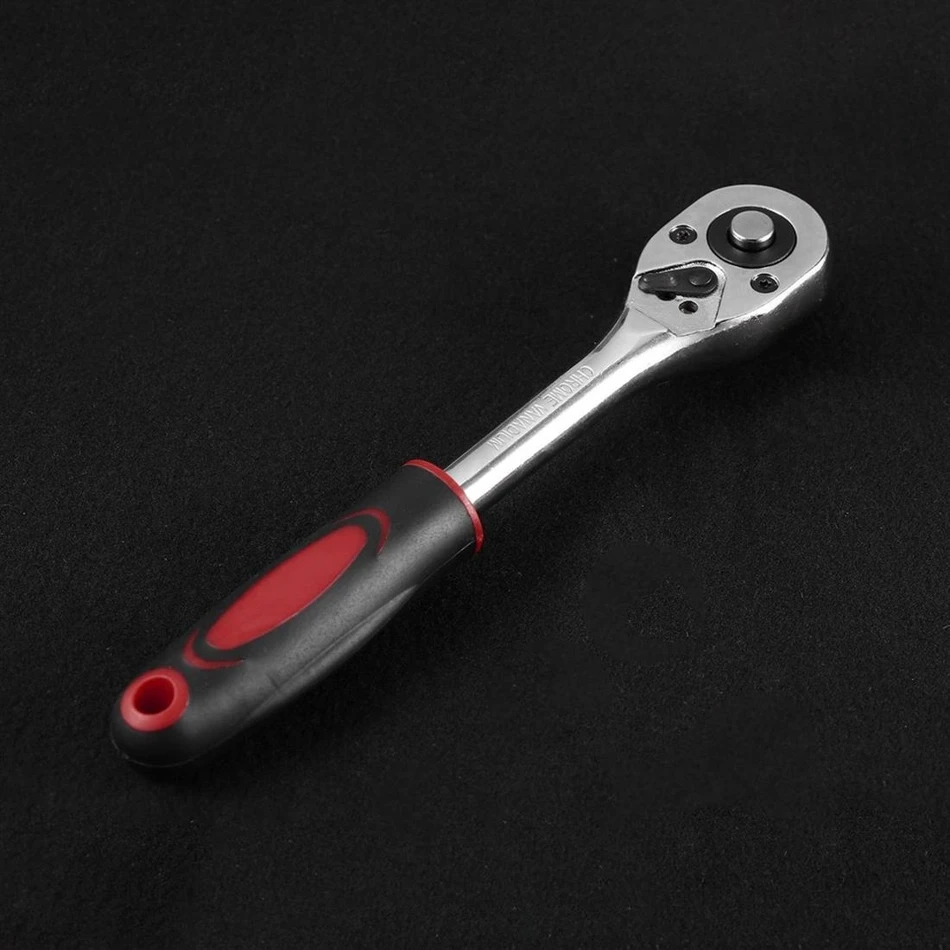 1/2 3/8 1/4 Inch Ratchet Wrench 24 Teeth Auto Quick Release Professional Labor  Square Head Spanner Socket Drive Hand Tools