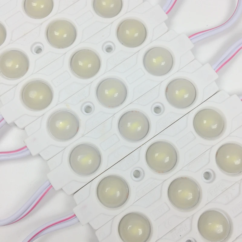 10pcs/lot New arrival 5730 5630 LED Module DC12V 3 LEDs Waterproof IP65 1.5W, Cool white, LED Sign for shop banner