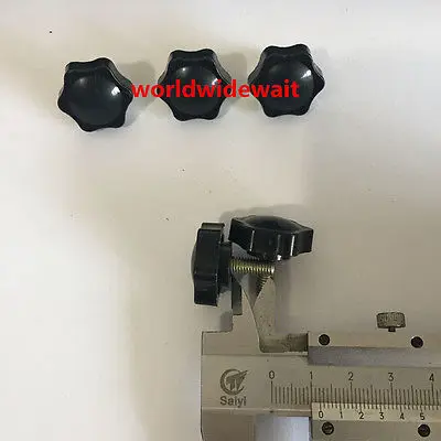 5 sztuk M5 x 12/16/20/25/30mm długość gwintu x 25mm głowy średnica gwiazda głowy pokrętło zaciskowe