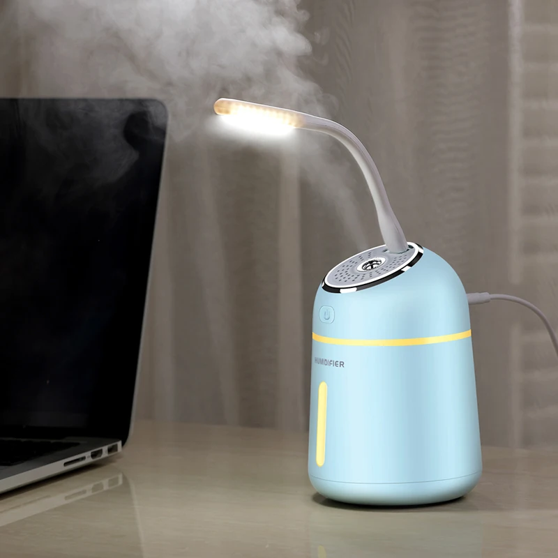 แบบพกพา Aromatherapy Air Humidifier USB Mist Maker Air Vaporizer USB Air พัดลมและไฟ led Aroma Essential Oil Diffuser