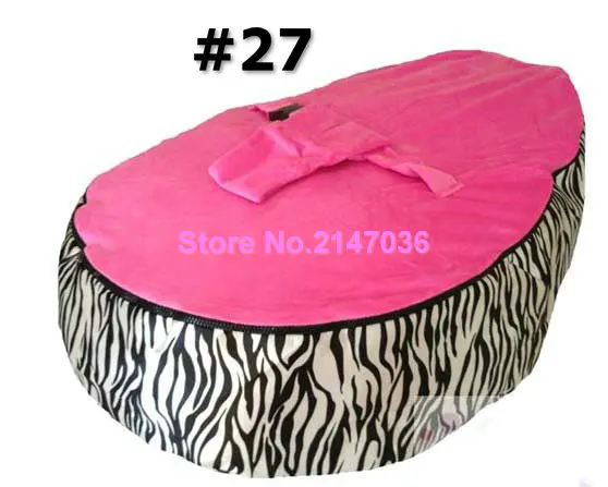 ZEBRA hotsell baby bean bag chair, waterproof kids deep sleep bean bag sofa seat - child snuggle pods - free shipping