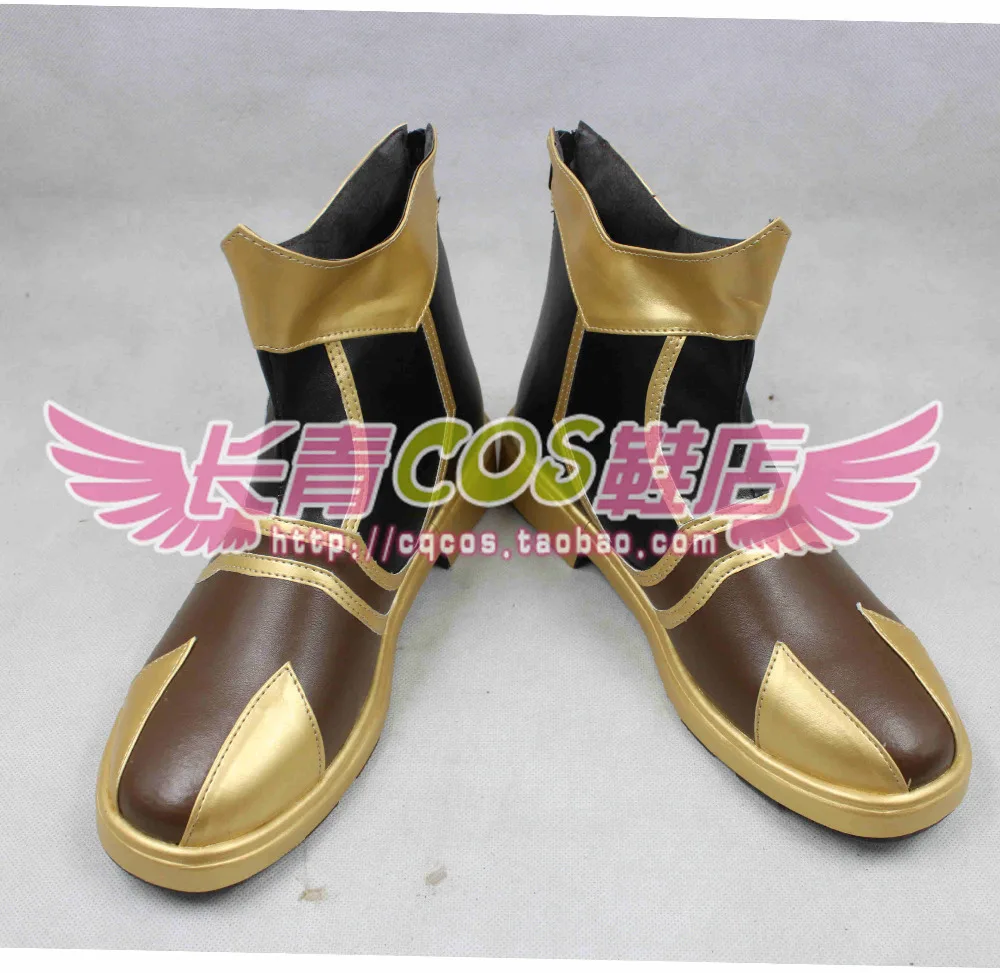 Kingdom Hearts Terra Adult Cosplay Short Shoes Boots C006