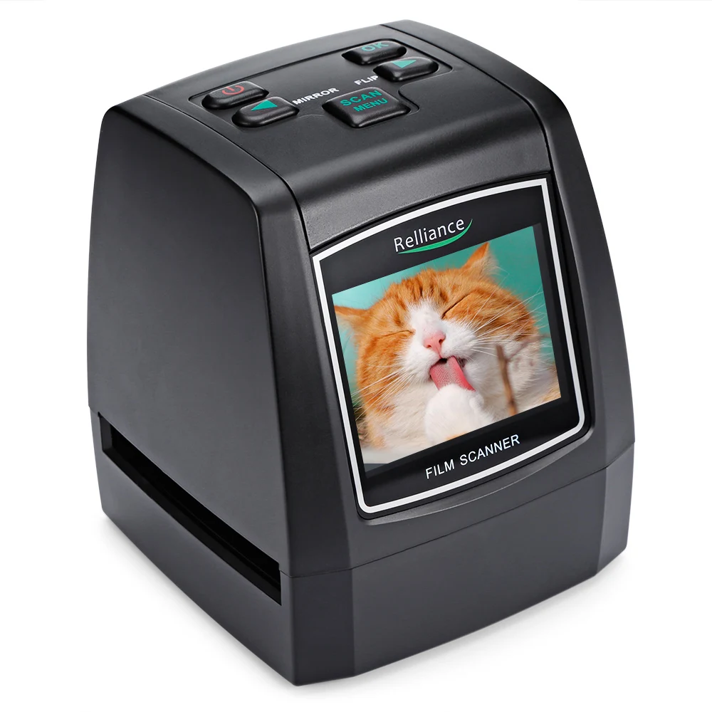 Relliance EC018 Film Scanner 135mm/ 126mm/ 110mm/ 8mm High-resolution Negative Film Slide Scanner Converter USB MSDC EU/US plug