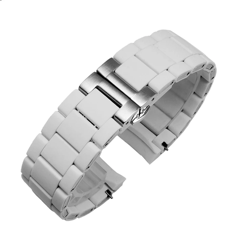 Imagem -04 - Acessórios de Relógio 20 Mm23 mm para Armani Relógio com Ar5889 5890 5905 5920 Borboleta Fivela Arco Interface para Masculino e Feminino