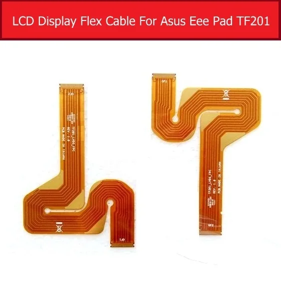 

100% Genuine LCD Display Flex Cable For ASUS Eee Pad TF201 10.1" Mother connector to Screen Flex ribbon Replacement repair