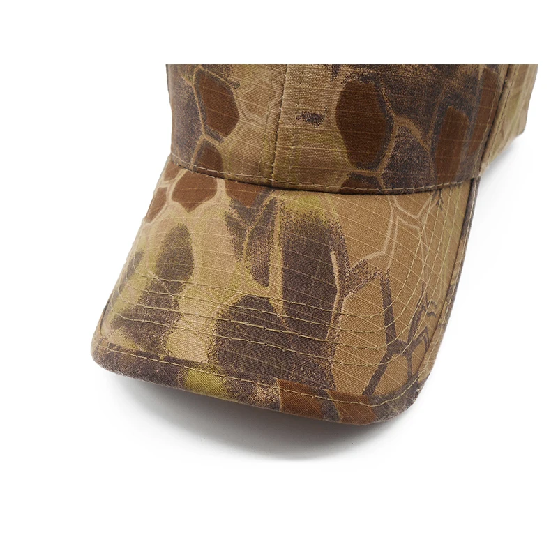 Men Camouflage Hunting Baseball Caps Python Pattern Fishing Cap Adjustable Snapback Hats For Women