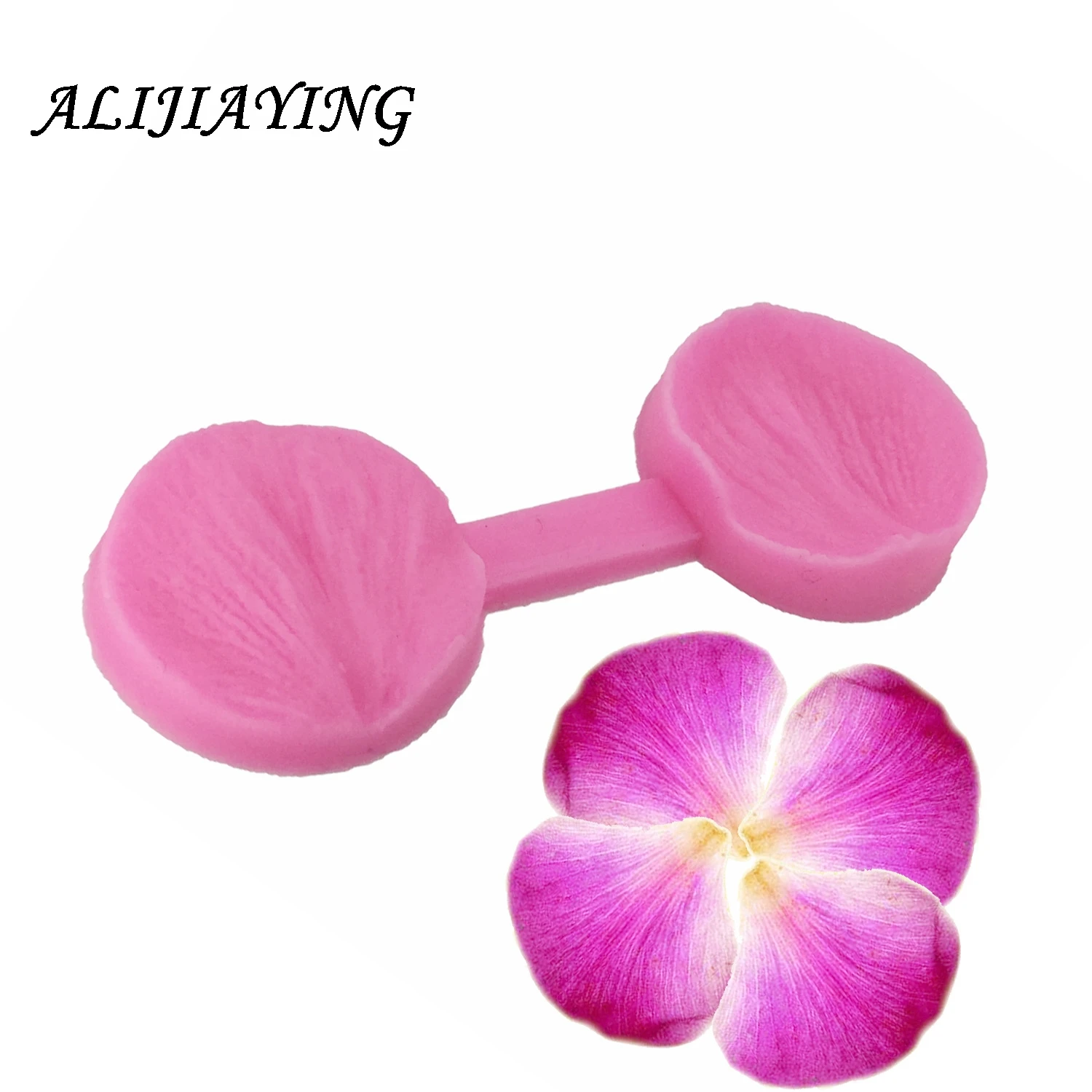 2pcs/set Rose Flower Petals Silicone Mold Flower Fondant Cake Decorating Moulds Confectionery Baking Tools D0776