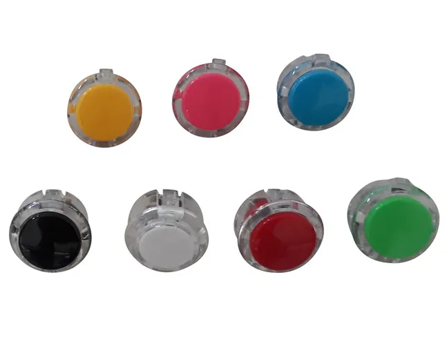 6 шт./партия, 30 мм, качественная кассета, четкий контур, без нажатия кнопки звука для разъема 2,8 мм, кнопка аркадной игры