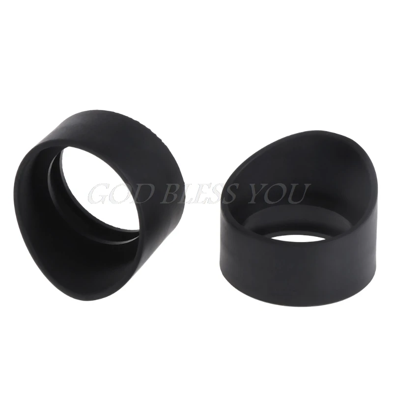 2 Pcs/Set 34mm Diameter Rubber Eyepiece Cover Guards for Biological Stereo Microscope Monocular Binoculars