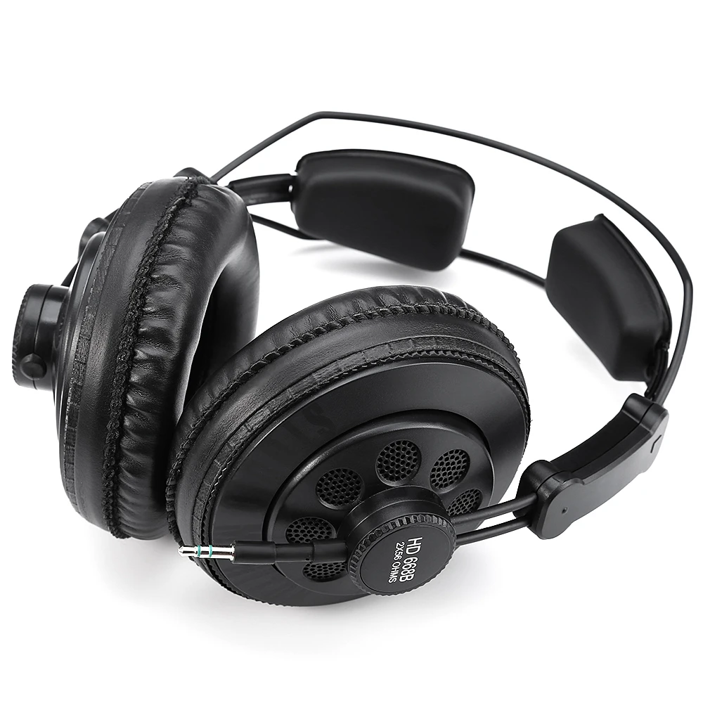 Superlux HD668B Semi-open Professional Studio Standard Dynamic Headphones for Music Detachable Audio Cable