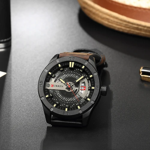Imagen 2 del producto Relojes CURREN creativos de moda novedosa, reloj de pulsera deportivo de cuarzo militar informal, reloj con fecha para hombre, reloj Hodinky Masculino