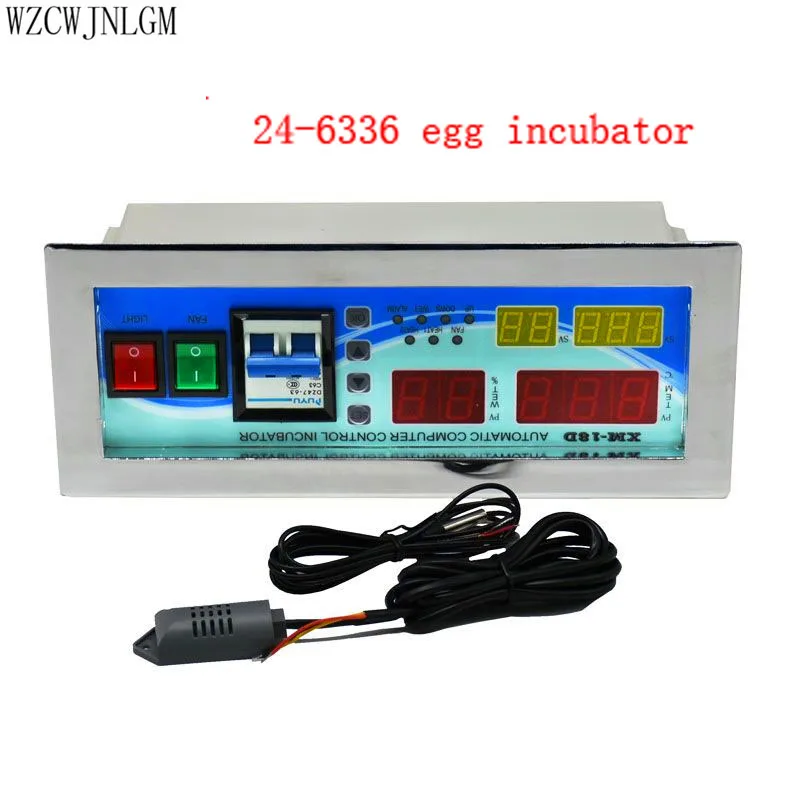 Full automatic egg incubator Controller XM-18D Thermostat with Temperature Humidity Sensors for sale 1set