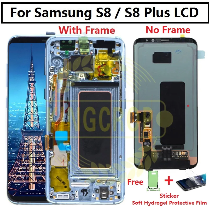 مراجعة ونصائح لشاشة LCD G955 لجهاز Samsung Galaxy S8 Plus