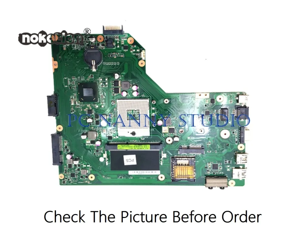 PCNANNY For ASUS X54H K54L MOTHERBOARD HM65 DDR3 PC Notebook Mainboard tested