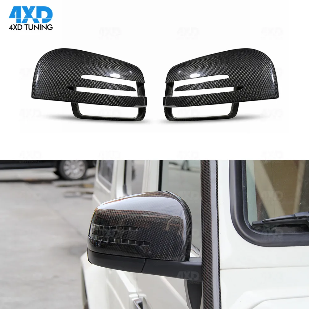 

G55 W166 X166 Dry Carbon Rear View Mirror Cover For Mercedes W463 GL GLE 43 63 G Class AMG 2013 2014 2015 2016 2017 2018 2019