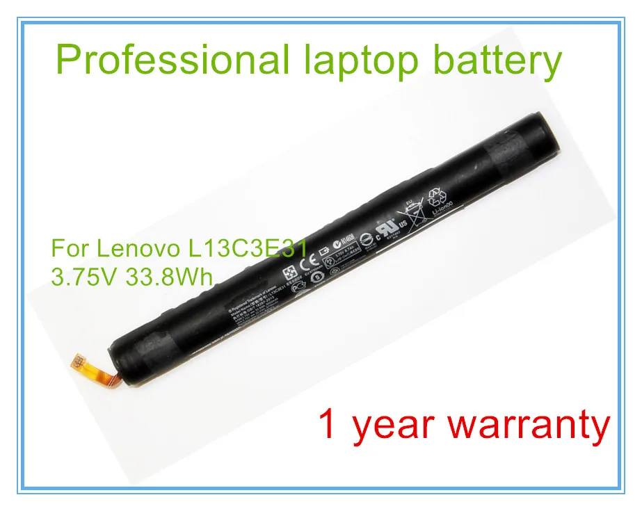 

3.75V 9000mah Original Laptop Battery for Tablet B8000 10" battery L13D3E31 L13C3E31 Batteries Free shipping