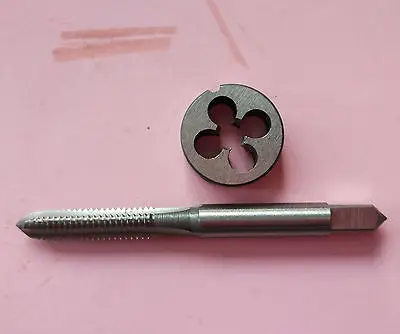 Veel 1Pc Hss Machine 1/4-32 Unef Plug Tap En 1Pc 1/4-32 Unef Sterven Threading tool