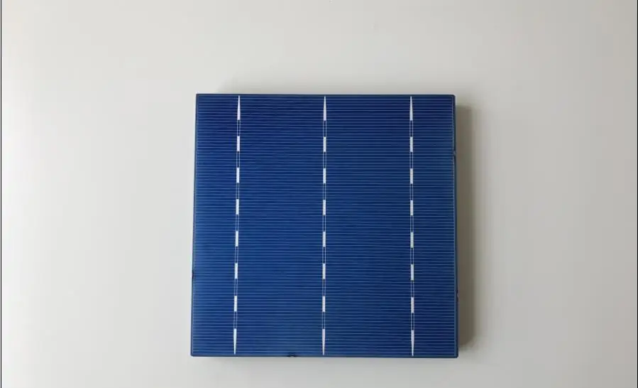 100pcs Poly-Crystalline Silicon Solar Cells 156mm x 156mm 18% Efficiency A Grade For Make Solar Panel