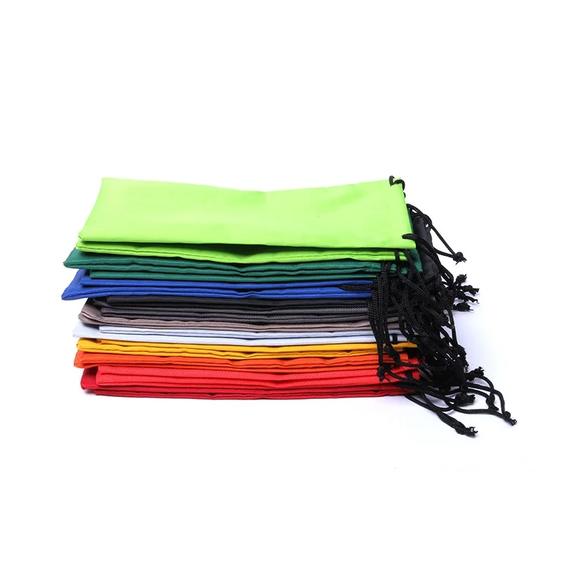 2000pcs Colorful  Waterproof Dustproof Cloth Sunglasses Pouch Soft Eyeglasses Bag Glasses Phone Case Storage Bag ZA0886