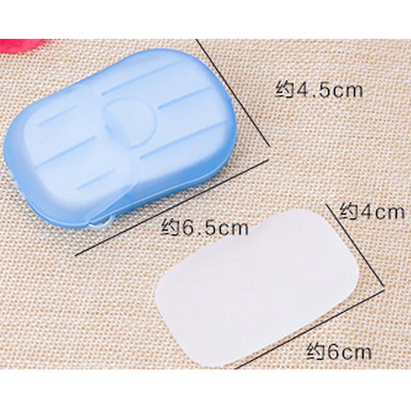 40PCS Portable Soap Paper Disposable Soap Paper Flakes Washing Cleaning Hand for Kitchen Toilet Outdoor Travel Camping Hiking