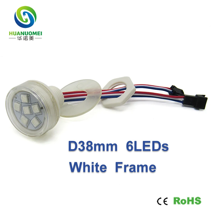 Digital Smart RGB 5050 SMD 38mm 6LEDs UCS1903 LED Pixel Module Light Source Full Color Waterproof Addressable Modules Lamp Bulb