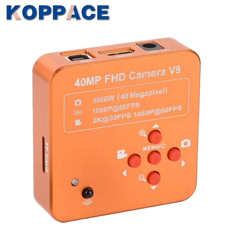 KOPPACE 40MPอุตสาหกรรมกล้อง 1080P 60FPS HDMI/USBกล้องจุลทรรศน์อุตสาหกรรมดิจิตอลกล้องซ่อมโทรศัพท์มือถือกล้องจุลทรรศน์กล้อง