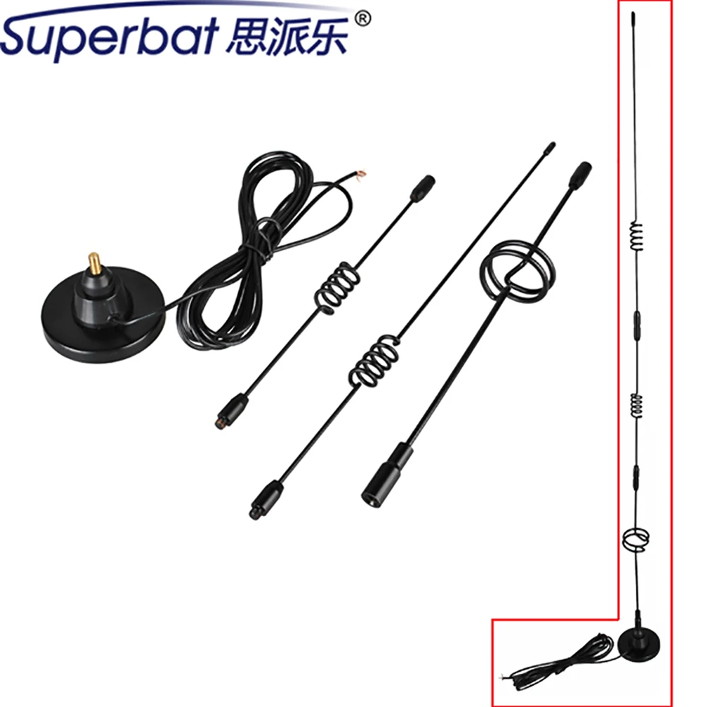 Superbat 10dbi 820-2170MHz 3G GSM UMTS HSUPA 4G LTE Aerial Magnetic Car Signal Booster Antenna MMCX Male for GSM 3G Devices