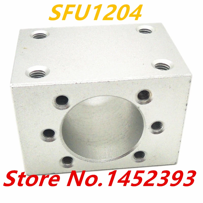 NEW aluminium alloy SFU1204 ballscrew nut housing mounting bracket inner diameter 24mm or 22mm for SFU1204 ball screw cnc parts