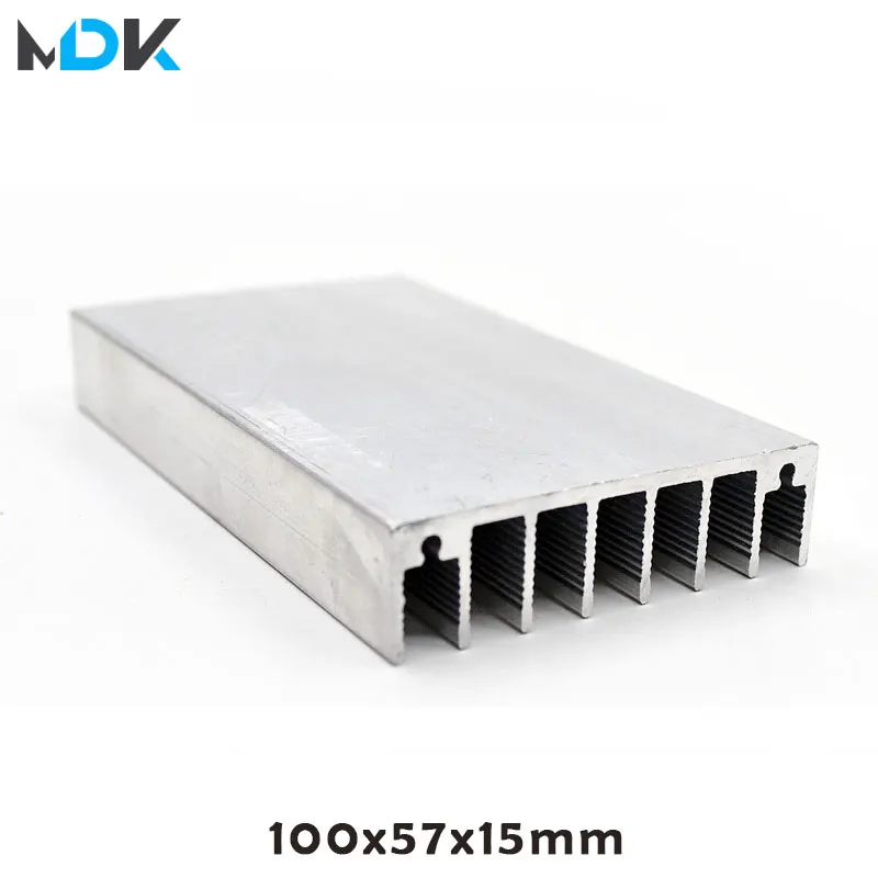 LED aluminum Heatsink radiator 100x57x15mm led radiator for led full spectrum growlight led aquarium light