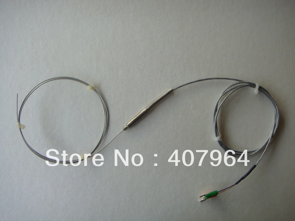 K thermocouple  SS304 sheath K Type 0-800C L=1000mm diameter 1mm fast delivery