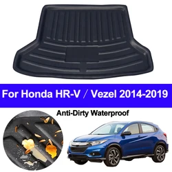 Rear Boot Cargo Liner Trunk Floor Mat Carpets Tray Mats Pad Mat Carpet For Honda HR-V HRV Vezel 2014 2015 2016 2017 2018 2019