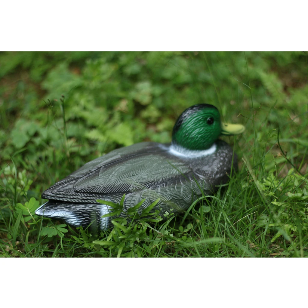 Plastikowa kaczka przynęta krzyżówka z pływającym kilem Wildfowler wabik Drake realistyczna kaczka/łabędź statua figurka wystrój ogrodu