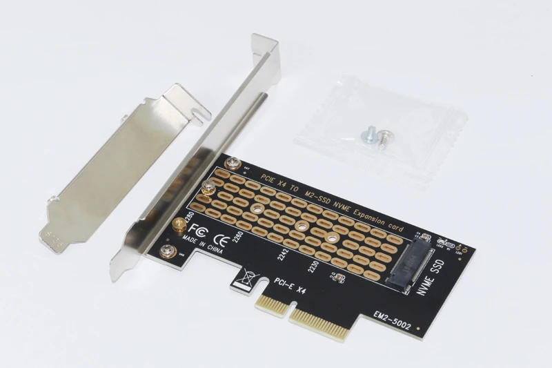 

NEW PCI-E PCI Express 3.0 X4 to NVMe M.2 M KEY NGFF SSD PCIE M2 Riser Card Adapter Support 2230 2242 2260 2280 Size NVMe M.2 SSD