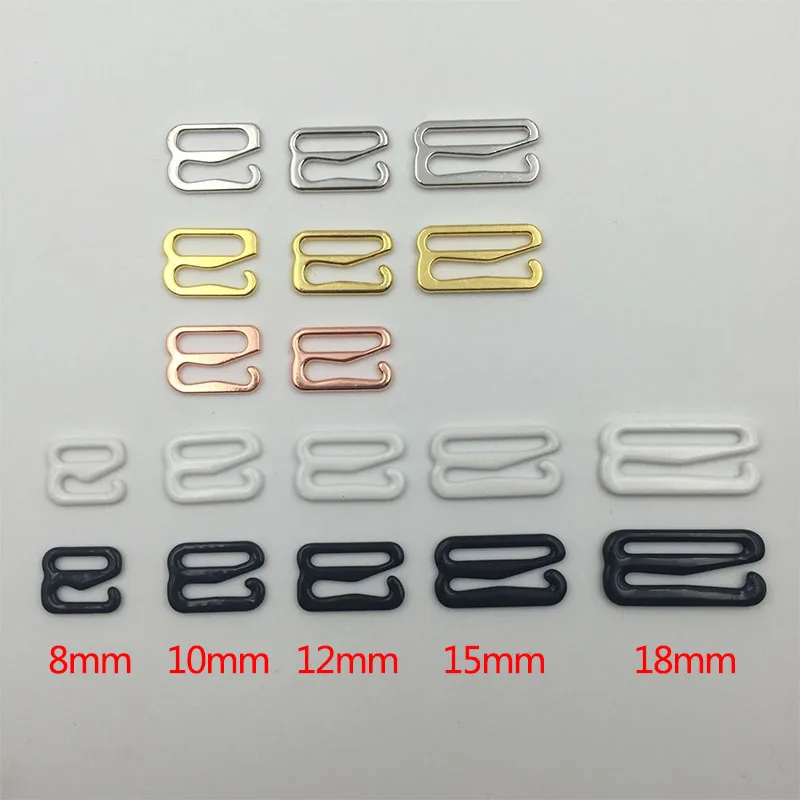 Wholesale 20 pieces / lot  Various sizes of bra hooks bra DIY accessories 5 color