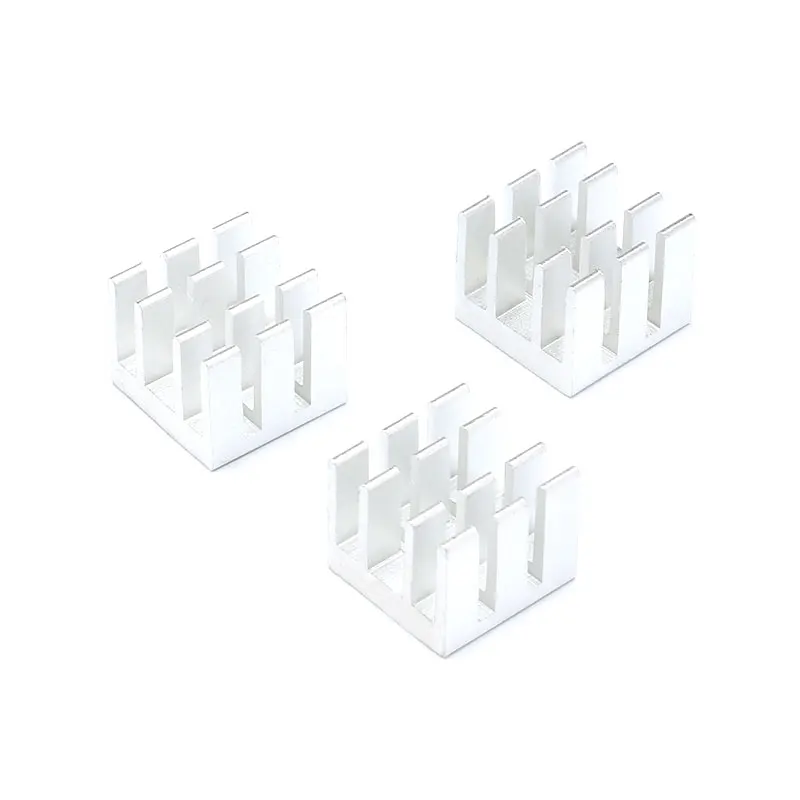 10pcs Aluminum Cooling 13X13X11mm Chipset Heat Sink RAM Radiator Heatsink Cooler Diy