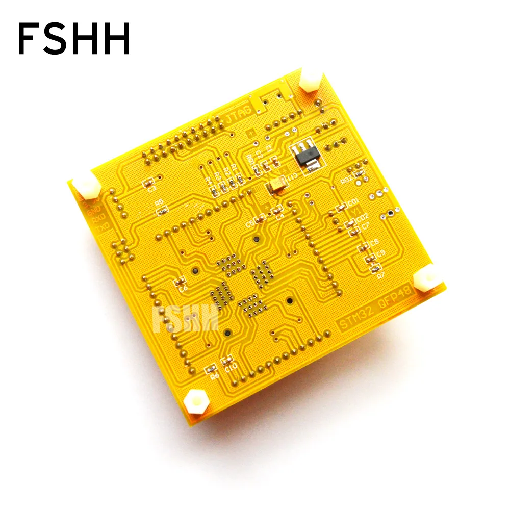 STM32 QFP48ทดสอบซ็อกเก็ต STM32อะแดปเตอร์โปรแกรมเมอร์ TQFP48 LQFP48 STM32F1 STM32L1 JTAG SWD