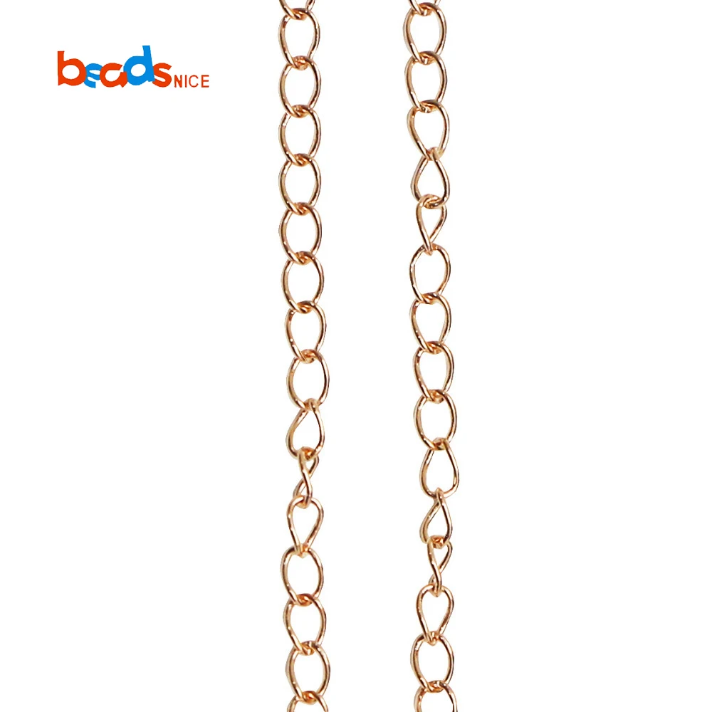 

Beadsnice ID36390 Sterling silver bulk chain necklace Round Cable Chain for women