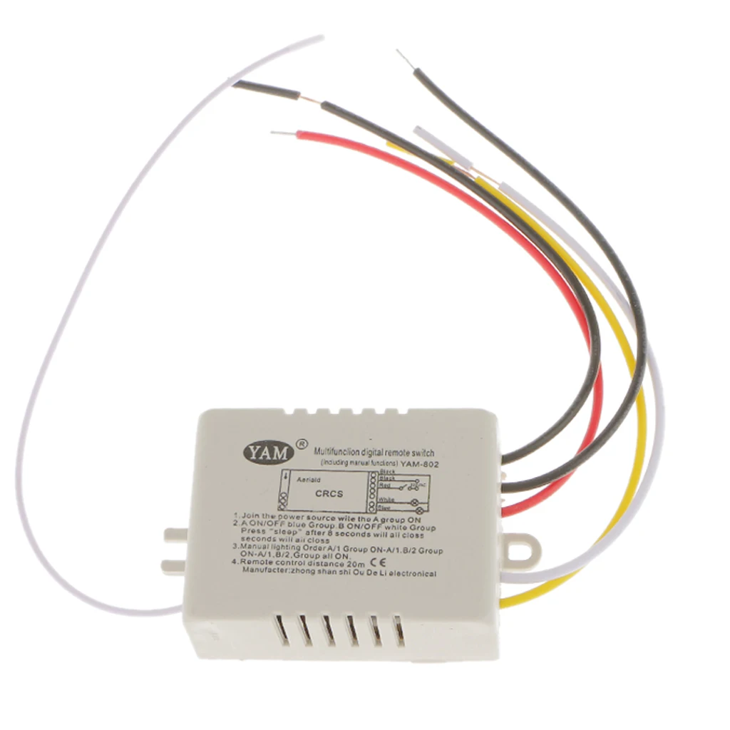 Kualitas Tinggi 2 Way Wireless SMART Lampu Lampu RF Remote Control Switch Receiver + Emitor 220V