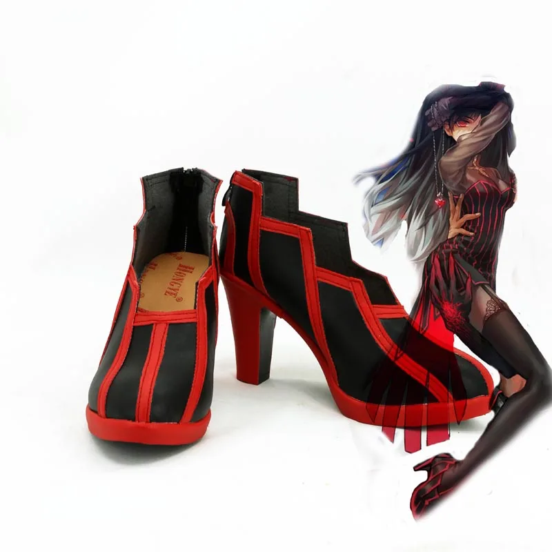 

Fate Stay Night Black Tohsaka Rin Cosplay Shoes Boots CosplayLove For Halloween Christmas Party