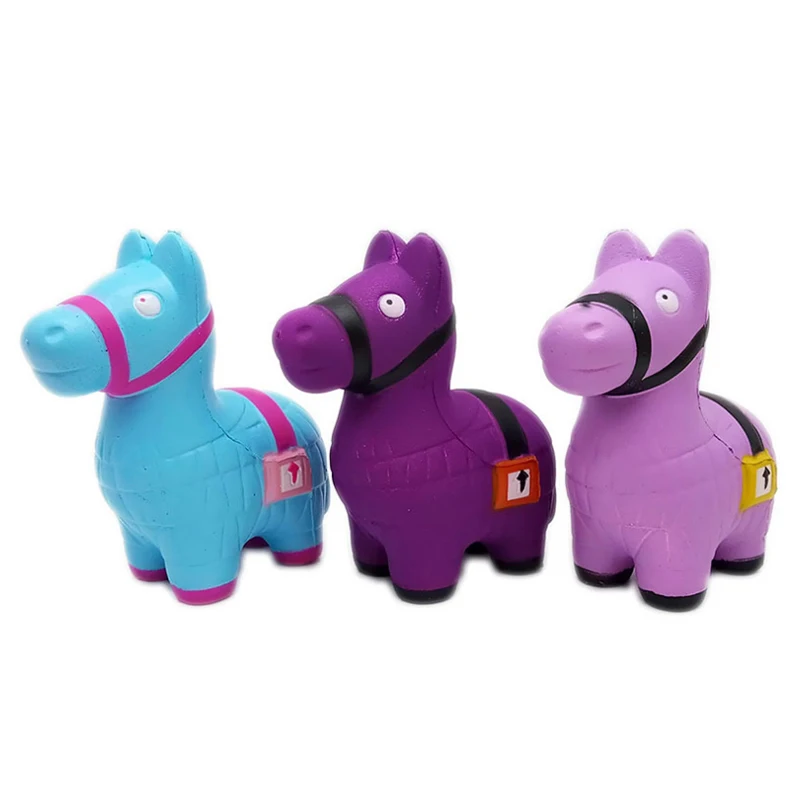 New Cute Alpaca Squishy Slow Rising Simulation Animal Soft Squeeze Toy Stress Relief Toys Fun Collection for Kids