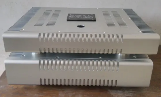 Caixa amp diy para chassi de amplificador pré-amplificador de alumínio completo classe a