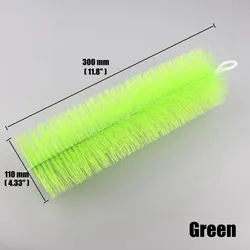 2pcs 300mm Green 304 Stainless Steel Biological Filtration Brush Fish Tank  Aquarium Cleaning Brush Filter Aquatic Pet Supplies