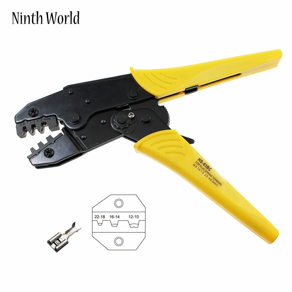 

Ninth World Brand HS-03BC 0.5 to 6.0 mmA2 AWG 16 -10 Crimping Tool Crimping Plier Multi Tool 0.5-6mm2 manual hand multi tools