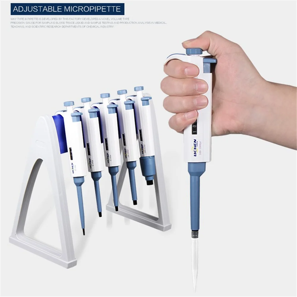 1-10ml Lab Single Channel Manual Adjustable micropipette Toppette Pipette  Continuous Number Lab Supplies