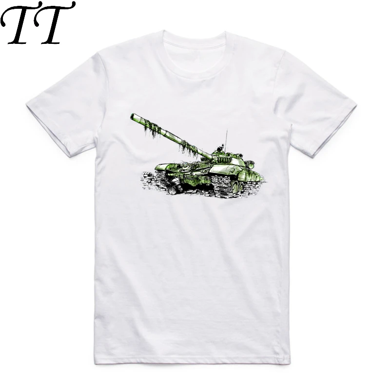 2019 Men's Print Army World Of Tanks WOT T-shirt Short sleeve O-Neck Tops Tees Summer Casual Game Fashion T shirt Streetwear